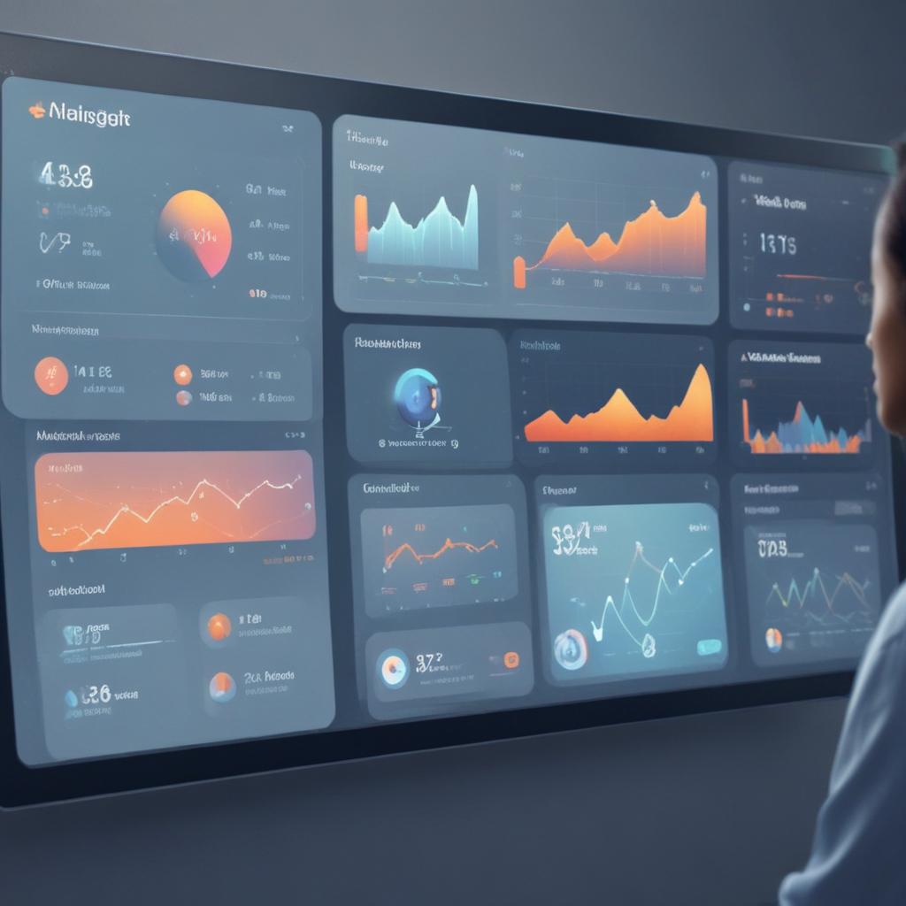 AI customer service system automatically responding to multiple customers