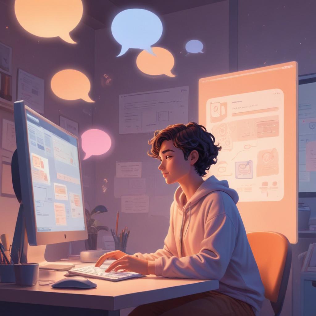AI answering report questions through a share link