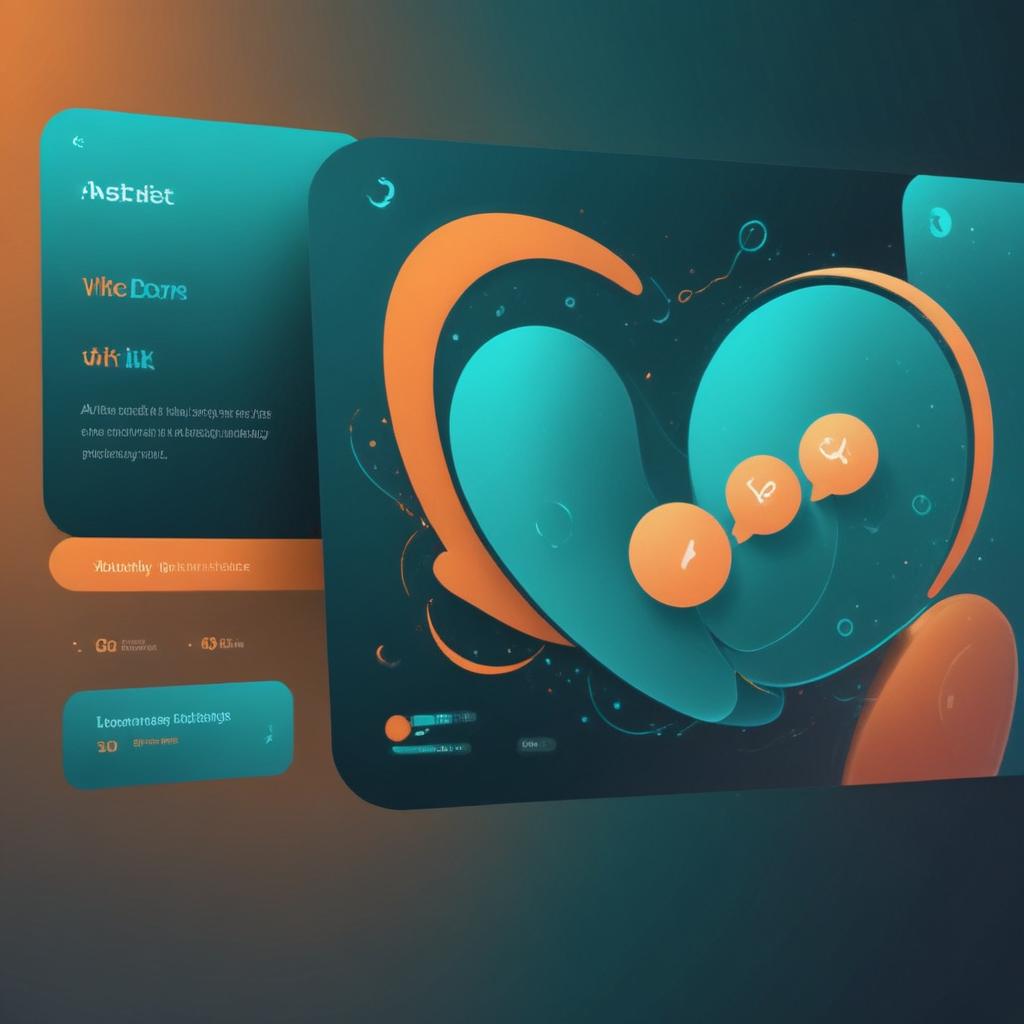 Before and after comparison of a website with AI widget embedded